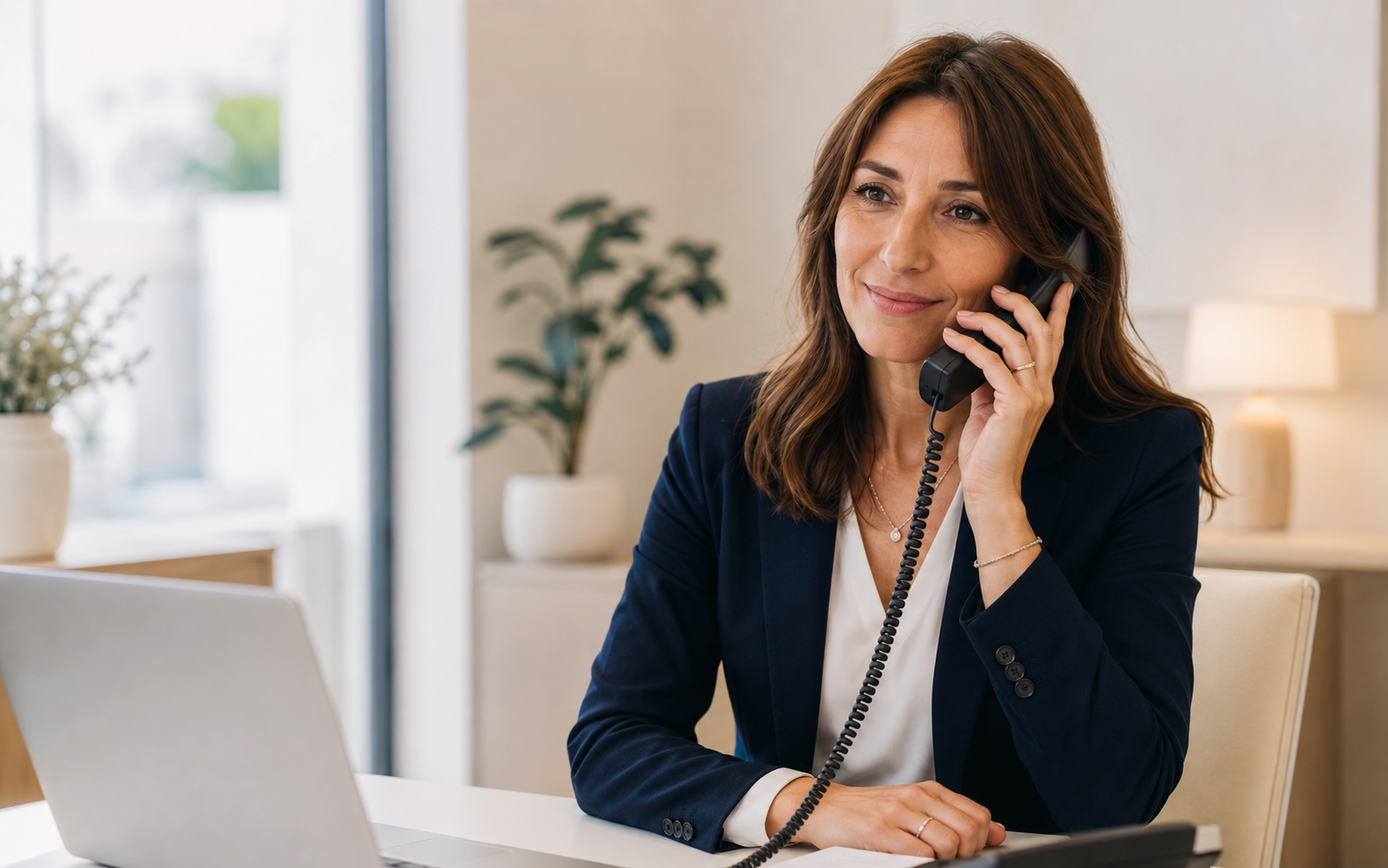 Consulente StarLive al telefono
